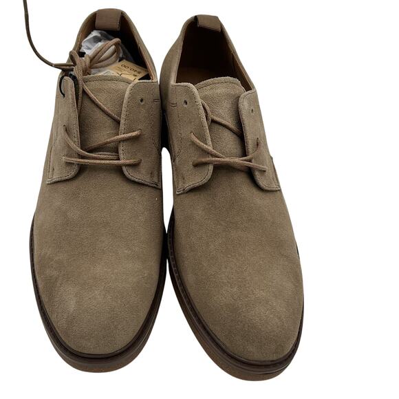 Madden NYC Mens Oxford Leather Taupe Lace Up Suede Low Top Dress Shoes Size 10. - Picture 12 of 16